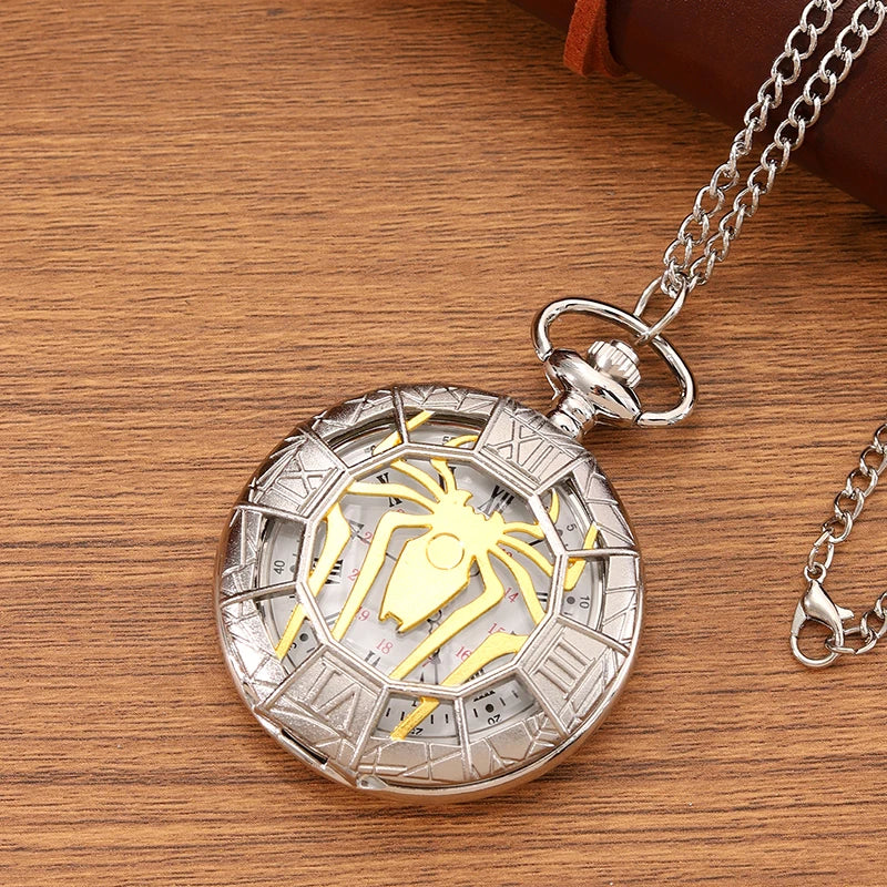 Lunven Pocket Watch Necklace — Timeless Spider Skeleton That Turns Heads